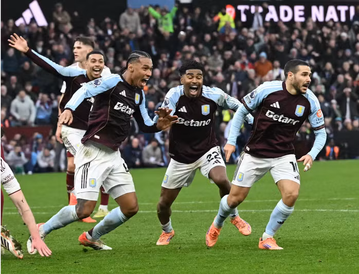Aston Villa toàn thắng 10 trận gần nhất