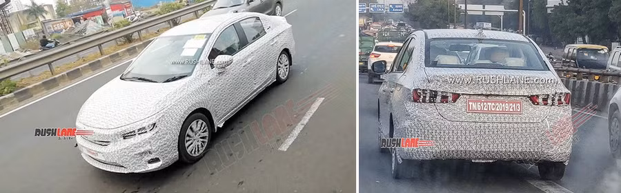 Honda City 2026 facelift dự kiến chỉ tinh chỉnh nhẹ ngoại hình. Ảnh: Rushlane