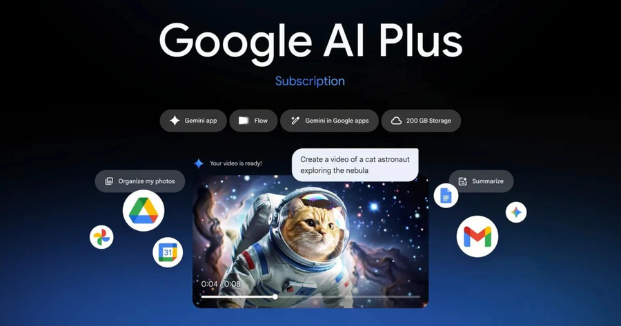 Google bán gói AI Plus 122.000 đồng/tháng cho người Việt (ảnh chụp màn hình) goi-ai-plus.jpg
