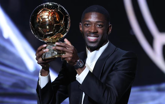 Ousmane Dembele nhận danh hiệu cao quý của làng bóng đá thế giới Ousmane Dembele nhận danh hiệu cao quý của làng bóng đá thế giới