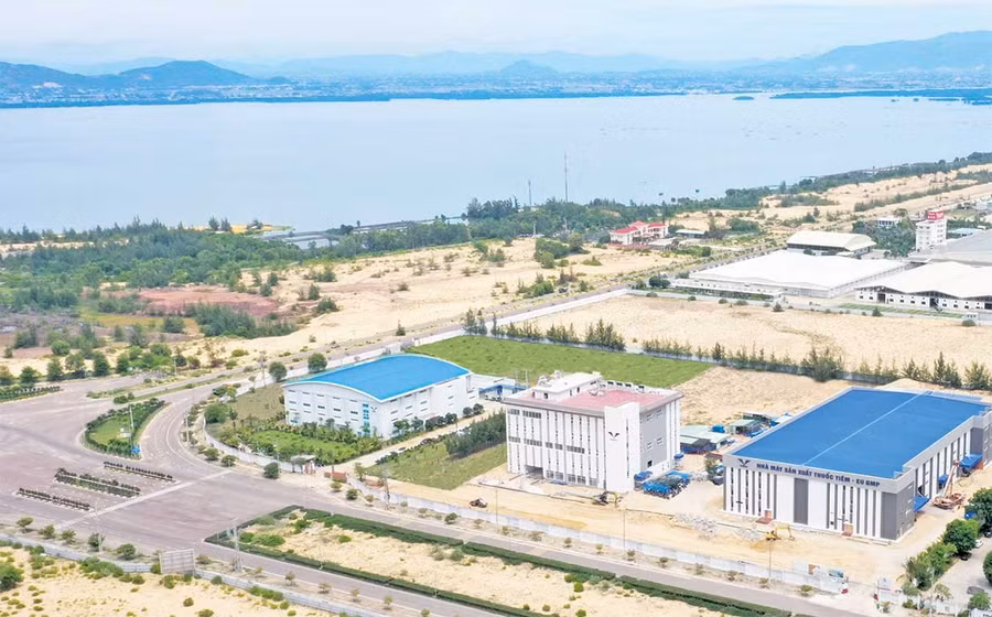 Cụm nhà máy dược phẩm công nghệ cao của Bidiphar tại Khu kinh tế Nhơn Hội. Ảnh: ĐVCC