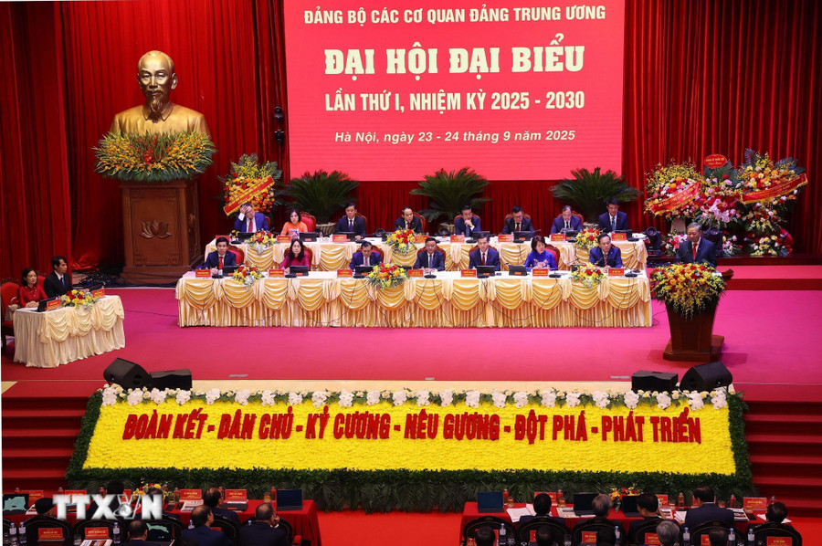 Tổng Bí thư Tô Lâm phát biểu chỉ đạo Đại hội. Ảnh: Văn Điệp/TTXVN Tổng Bí thư Tô Lâm phát biểu chỉ đạo Đại hội. (Ảnh: Văn Điệp/TTXVN)