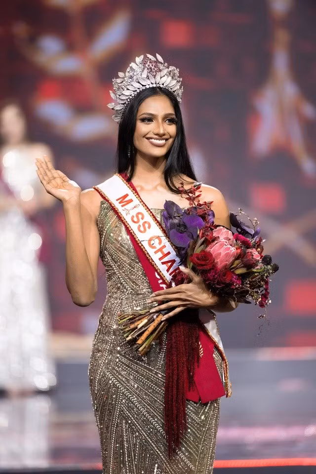 Rashmita Rasindran trong khoảnh khắc giành chiến thắng