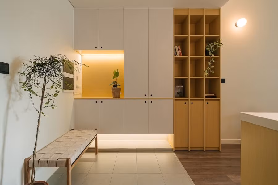 Dù chỉ có 58m2 nhưng mỗi không gian trong nhà đều mang tới cảm giác rộng rãi và thoải mái cho người sử dụng.