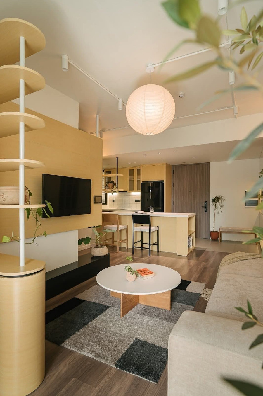 Căn hộ nhỏ 58m2 nhưng đủ đầy ấm cúng