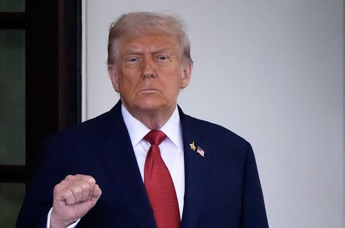 Tổng thống Mỹ Donald Trump đã điện đàm với chủ nhân giải Nobel Hòa bình 2025. Ảnh: AP Tổng thống Mỹ Donald Trump đã điện đàm với chủ nhân giải Nobel Hòa bình 2025. Ảnh: AP