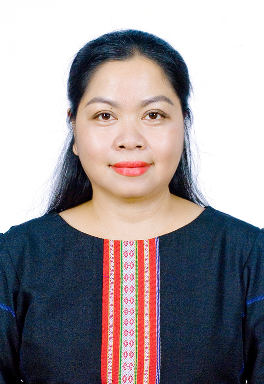 Bà Rơ Chăm H’Hồng - Phó Chủ tịch Ủy ban MTTQ Việt Nam tỉnh, Chủ tịch Hội Nông dân tỉnh.