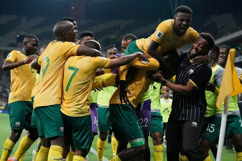 Nam Phi giành vé tham dự World Cup 2026. (Nguồn: AP) Nam Phi giành vé tham dự World Cup 2026.