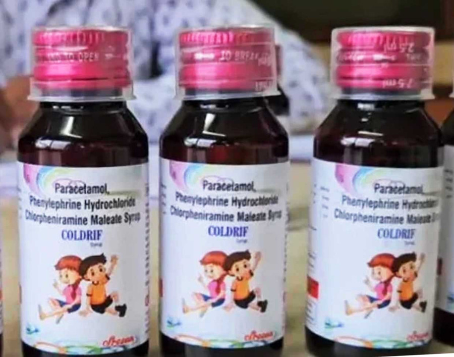 Siro ho Coldrif có chứa chất DEG độc hại vượt mức cho phép. Ảnh: NDTV/Nguồn SGGPO siro-ho-coldrif.jpg