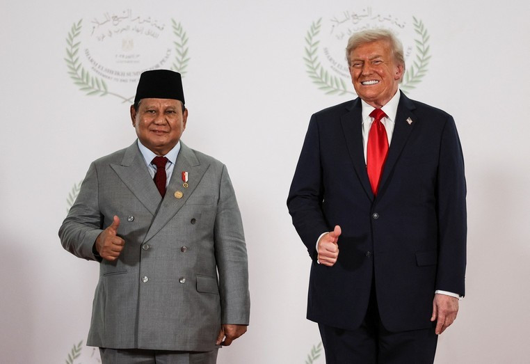 Tổng thống Indonesia Prabowo Subianto (trái) và Tổng thống Mỹ Donald Trump. Ảnh nguồn: Politico/TTXVN