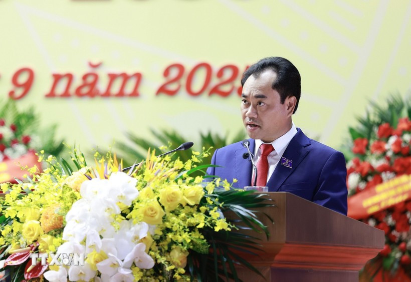 Đồng chí Trịnh Việt Hùng được bổ nhiệm giữ chức Thứ trưởng Thường trực Bộ Nông nghiệp và Môi trường. (Ảnh: Tuấn Khôi/TTXVN)