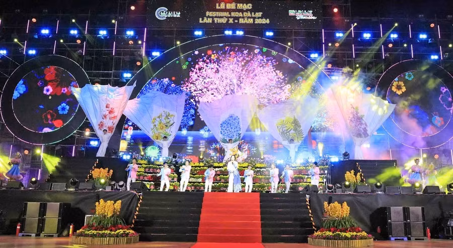 Festival Hoa Đà Lạt lần thứ X-2024 chính thức khép lại. Ảnh: ĐOÀN KIÊN