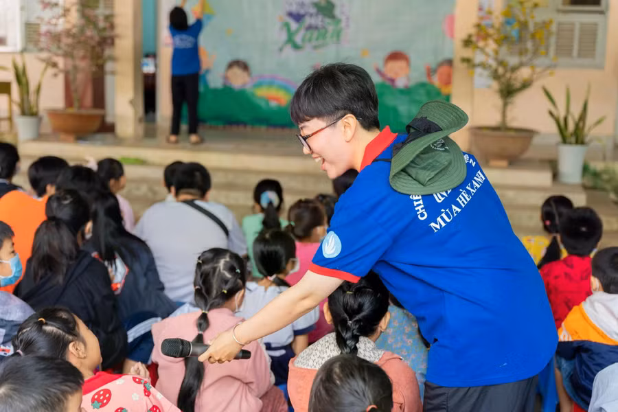 Việc tham gia vào các hoạt động, công tác Đoàn - Hội đã giúp Gia Điềm thay đổi bản thân. ẢNH: NVCC