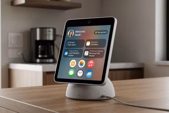 Apple HomeView: Màn hình thông minh tích hợp trợ lý AI