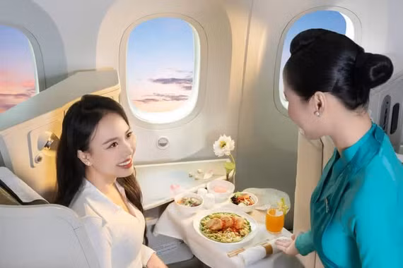 Hãng hàng không có ẩm thực tốt nhất thế giới: Hành khách được thưởng thức gì trên Vietnam Airlines