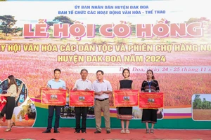 Xã Glar giành giải nhất toàn đoàn Ngày hội Văn hóa các dân tộc huyện Đak Đoa