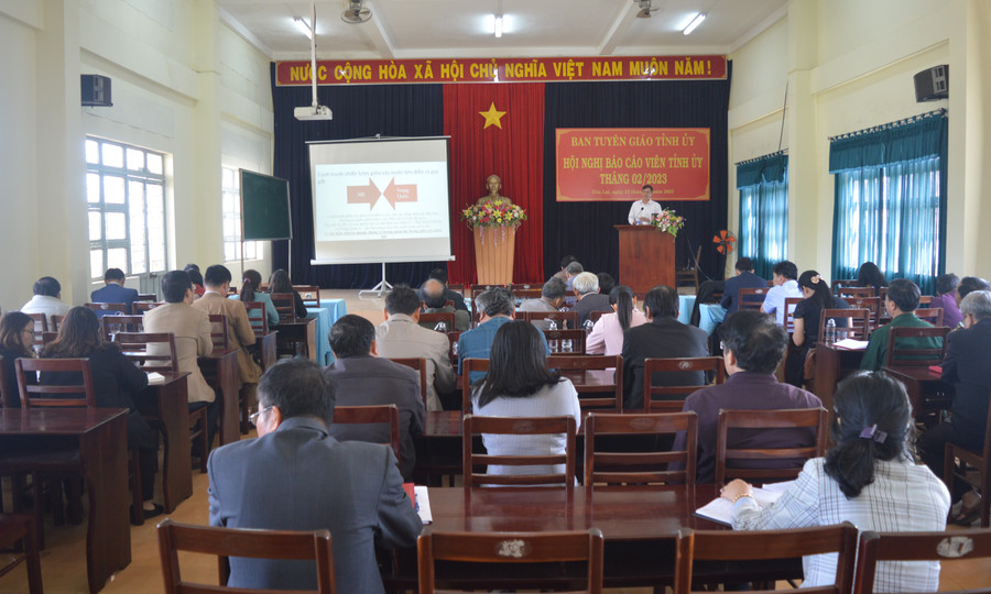 Quang cảnh hội nghị. Ảnh: Anh Huy