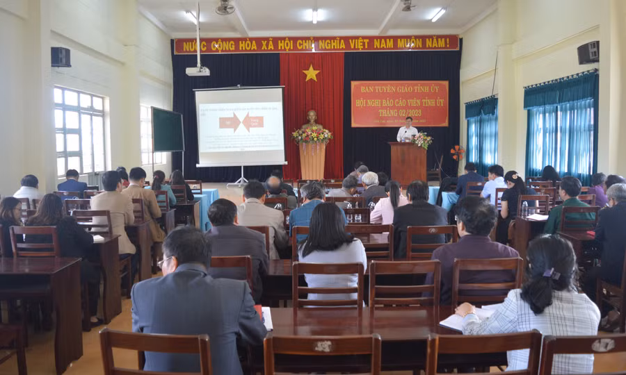 Quang cảnh hội nghị. Ảnh: Anh Huy