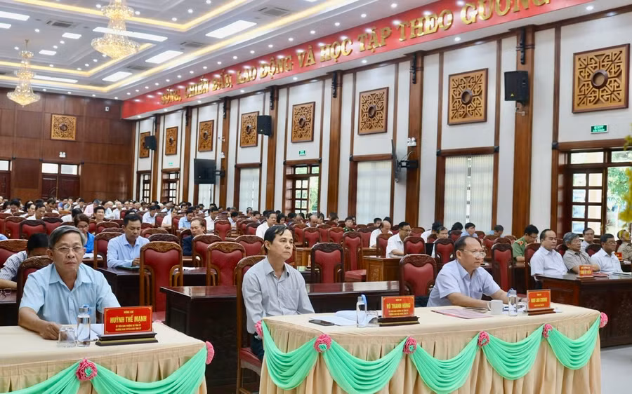 Các đại biểu tham dự hội nghị. Ảnh: P.D