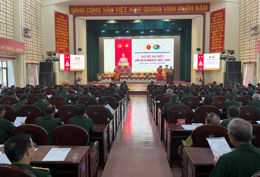 Quang cảnh phiên trù bị Đại hội đại biểu Câu lạc bộ "Cựu chiến binh sản xuất-kinh doanh giỏi" tỉnh lần thứ IV. Ảnh: Anh Huy Quang cảnh phiên trù bị Đại hội đại biểu Câu lạc bộ "Cựu chiến binh sản xuất-kinh doanh giỏi" tỉnh lần thứ IV. Ảnh: Anh Huy