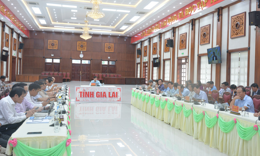 Quang cảnh phiên họp tại điểm cầu Hội trường 2-9. Ảnh: Anh Huy Quang cảnh phiên họp tại điểm cầu Hội trường 2-9. Ảnh: Anh Huy