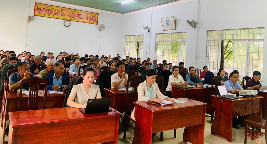 Quang cảnh lớp tập huấn phát triển nhân lực thương mại năm 2024. Ảnh: N.Hải