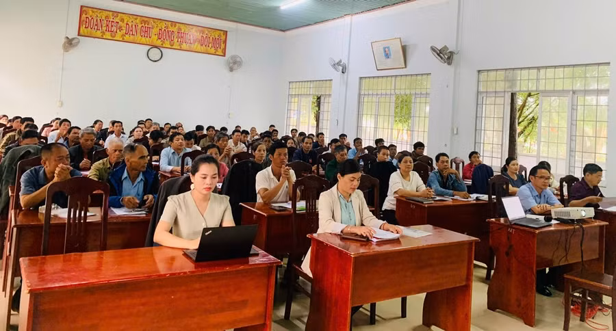 Quang cảnh lớp tập huấn phát triển nhân lực thương mại năm 2024. Ảnh: N.Hải