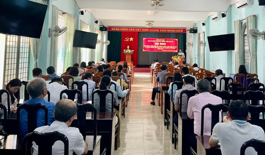 Quang cảnh hội nghị tập huấn. Ảnh: P.D Quang cảnh hội nghị tập huấn. Ảnh: P.D
