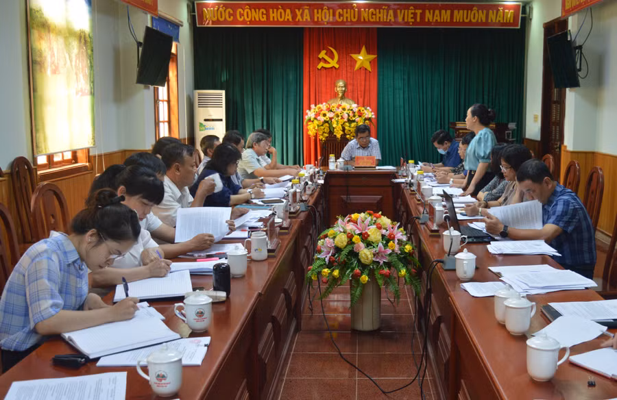 Các đại biểu tham gia ý kiến tại phiên họp. Ảnh: Anh Huy