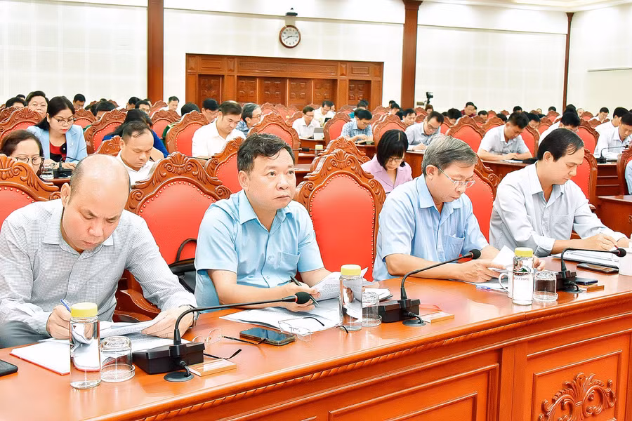 Các đại biểu dự hội nghị. Ảnh: Đức Thụy Các đại biểu dự hội nghị. Ảnh: Đức Thụy