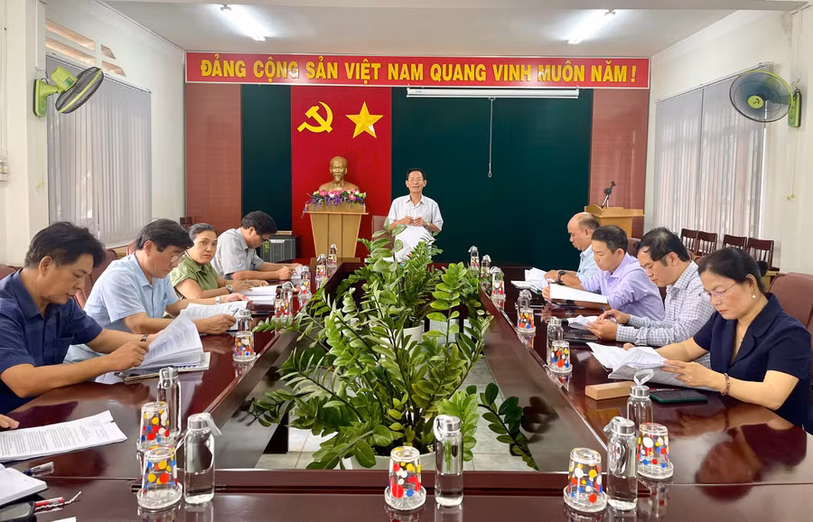 Quang cảnh cuộc họp Tiểu ban Nội dung-Nhân sự Đại hội đại biểu các dân tộc thiểu số tỉnh Gia Lai lần thứ IV. Ảnh: P.D