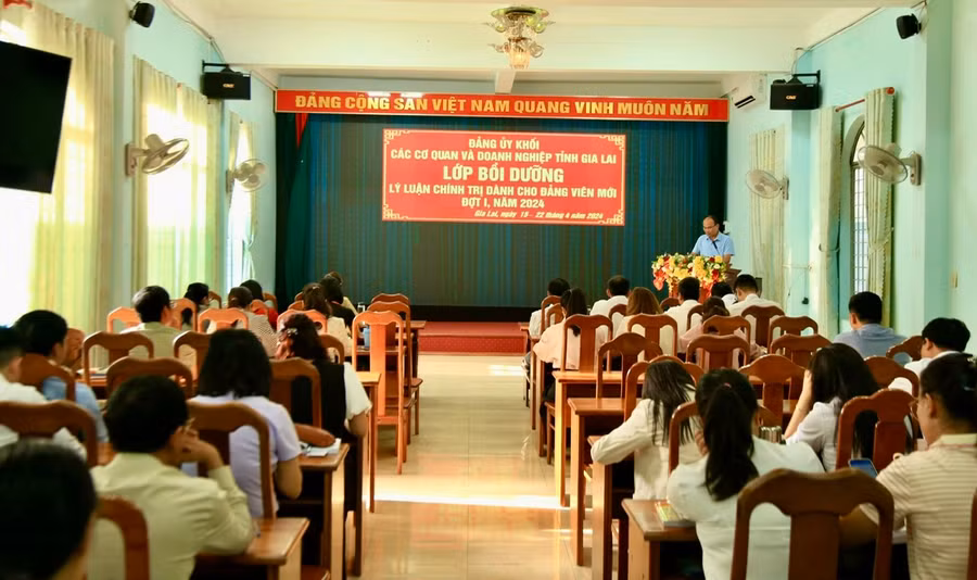 Quang cảnh lớp tập huấn. Ảnh: P.D