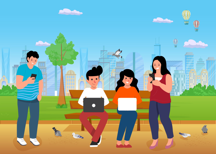 Gen Z là thế hệ lớn lên trong thời kỳ bùng nổ công nghệ số, mạng xã hội và bị đặt vào một cuộc đua không ngừng với các tiêu chuẩn về sự thành công. Ảnh minh họa: Ngọc Duy