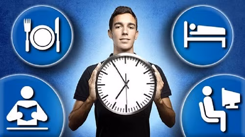 Ăn vội, đúng giờ giấc có khả năng sẽ ảnh hưởng đến nhịp sinh học, đồng thời tác động tới quá trình trao đổi chất của cơ thể. Ảnh: Internet