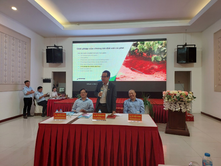 Ông Lưu Trung Nghĩa-Giám đốc Sở Nông nghiệp và PTNT phát biểu tại hội thảo.Ảnh: Nguyễn Diệp