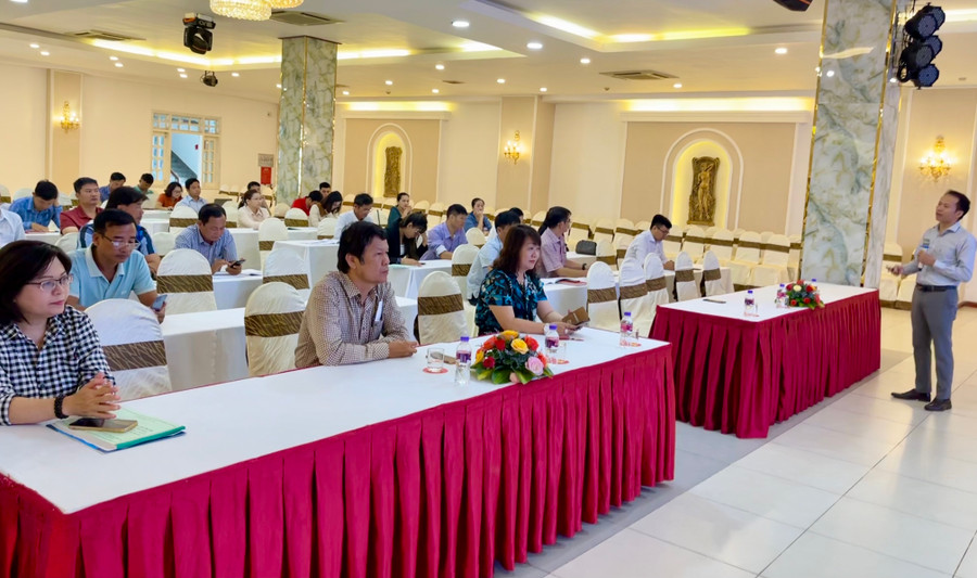 Quang cảnh lớp tập huấn. Ảnh: Vũ Thảo Quang cảnh lớp tập huấn. Ảnh: Vũ Thảo