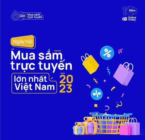 Logo của Chương trình “Tuần lễ Thương mại điện tử quốc gia và Ngày mua sắm trực tuyến Việt Nam-Online Friday 2023”. Ảnh: Sở Công thương Gia Lai