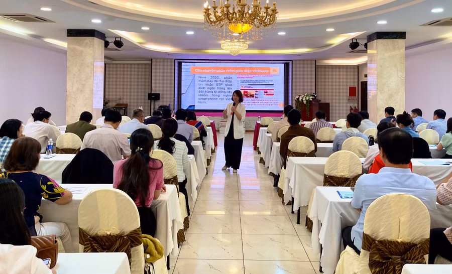 Quang cảnh lớp tập huấn. Ảnh: V.T