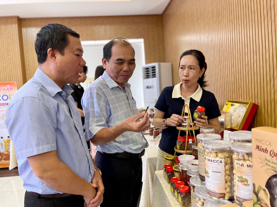Các sản phẩm OCOP của Gia Lai có nhiều cơ hội để vào thị trường Quảng Ngãi. Ảnh: V.T