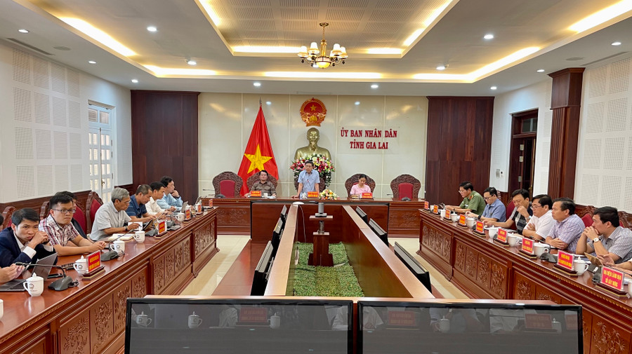 Quang cảnh họp báo định kỳ quý I-2023. Ảnh: V.T