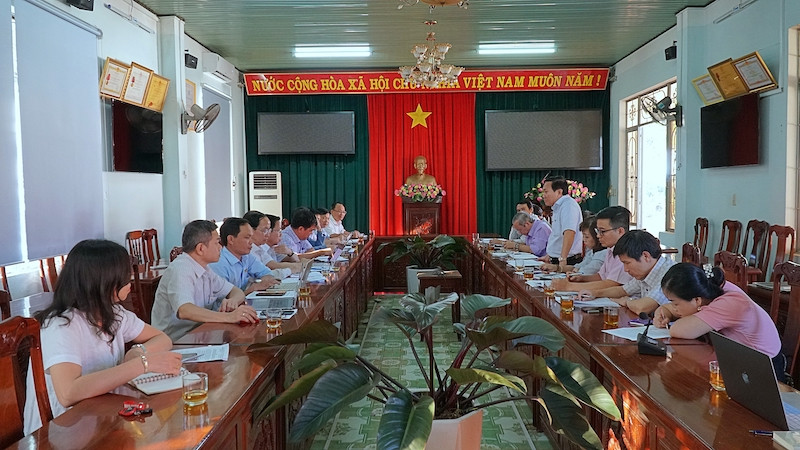 Quang cảnh buổi làm việc. Ảnh: Vũ Thảo Quang cảnh buổi làm việc. Ảnh: Vũ Thảo