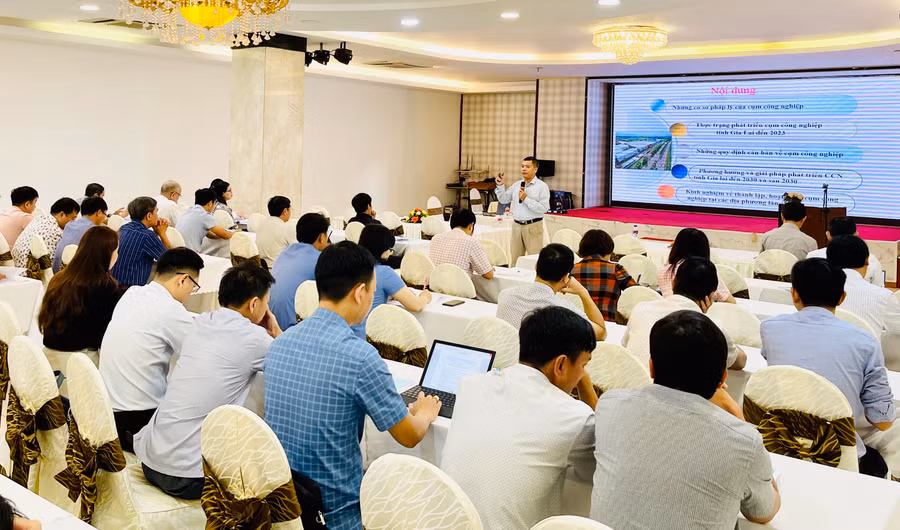 Quang cảnh lớp tập huấn. Ảnh: V.T