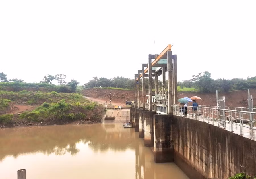 Các công trình thủy điện vận hành ổn định, có khả năng chống lũ theo các tần suất thiết kế. Ảnh: V.T