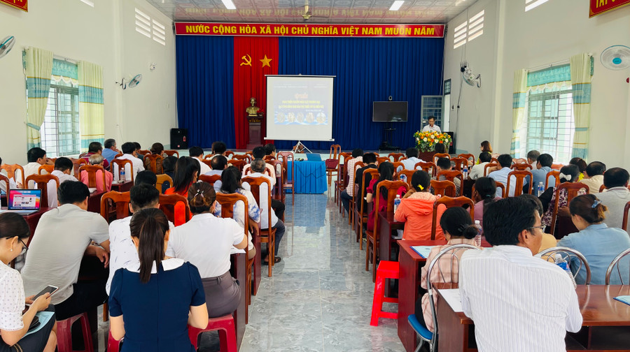 Quang cảnh lớp tập huấn. Ảnh: V.T Quang cảnh lớp tập huấn. Ảnh: V.T