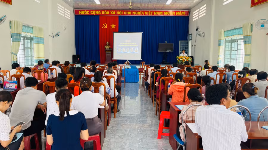 Quang cảnh lớp tập huấn. Ảnh: V.T