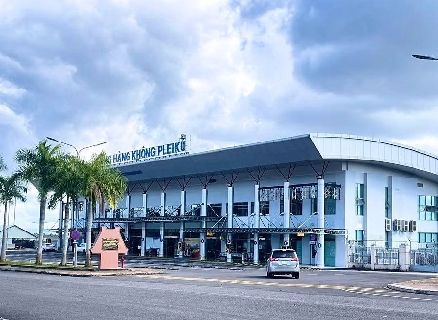 Bộ Giao thông-Vận tải vừa phê duyệt quy hoạch Cảng Hàng không Pleiku thời kỳ 2021-2030, tầm nhìn đến năm 2050 đáp ứng công suất khai thác khoảng 5 triệu hành khách/năm. Ảnh: Minh Phương