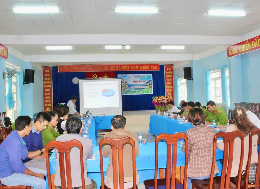 Vườn quốc gia Kon Ka Kinh lấy ý kiến các chuyên gia, nhà khoa học, chính quyền địa phương và lực lượng chức năng xây dựng kế hoạch bảo tồn 2 loài tê tê quý, hiếm. Ảnh: Minh Phương