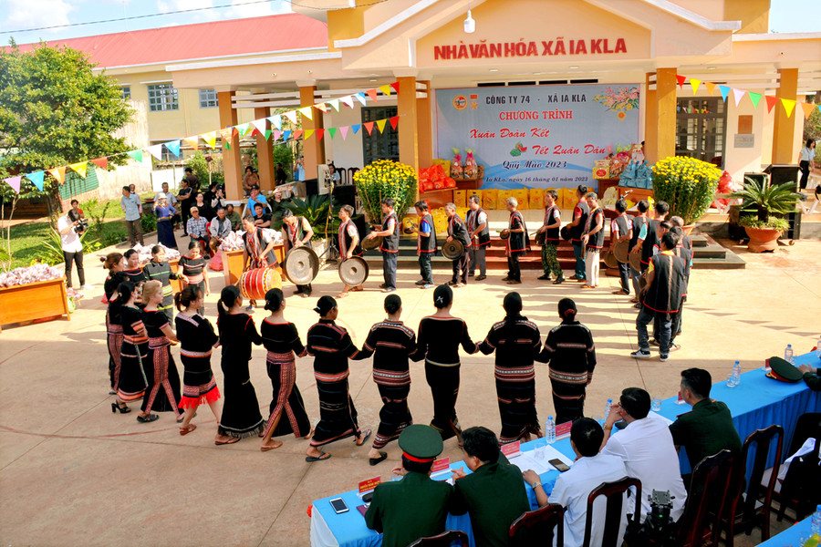 Công tác dân vận được Công ty 74 chú trọng triển khai trong thời gian qua. Ảnh: T.D