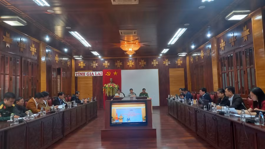 Quang cảnh hội nghị tại điểm cầu Gia Lai. Ảnh: T.D