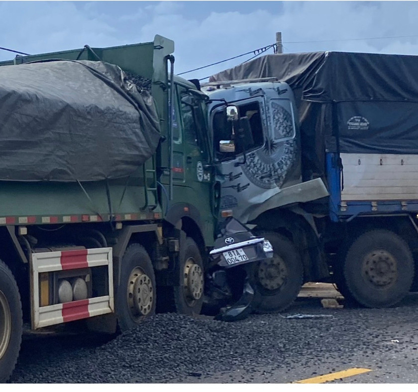 Hiện trường vụ tai nạn giao thông